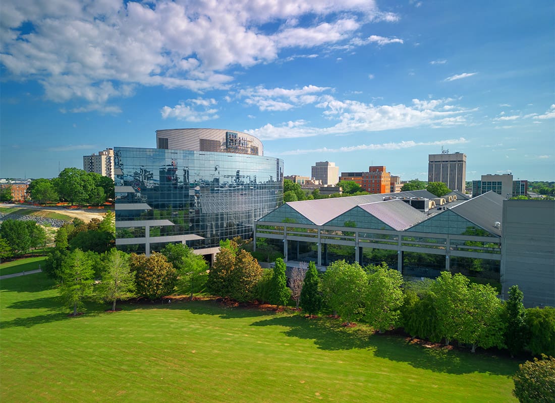 Newport News, VA - Newport News, Virginia Downtown Cityscape